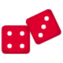 Red Dices Four And Three icon