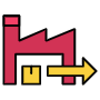 Red Factory Export And Logistics free icon for commercial use