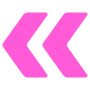 Rewind Pink Left Arrows free icon for commercial use