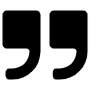 Right Quotation Mark Black free icon for commercial use