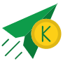 Send Money Myanmar Kyat And Green Paper Plane free icon for commercial use