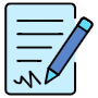 Sign Document free icon for commercial use
