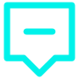 Tiktok Blue Inbox Symbol free icon for commercial use
