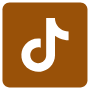 Tiktok Brown Square free icon for commercial use