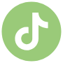 Tiktok Light Pastel Green Circle Round free icon for commercial use