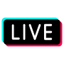 Tiktok Live Stream Button free icon for commercial use