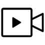 Tiktok Live Video Symbol Black Outline free icon for commercial use