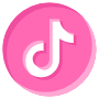 Tiktok Logo Pink Aesthetic free icon for commercial use