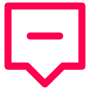 Tiktok Red Inbox Symbol free icon for commercial use