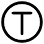 Turkmenistani Manat Coin Black Outline icon