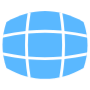 Virtual Reality Technology Blue Grids free icon for commercial use