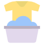 Washing Cleaning Clothes free icon for commercial use