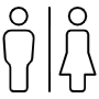 Washroom Symbol icon
