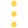 Yellow Vertical More Symbol Three Dots free icon for commercial use