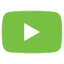 Youtube Logo Green free icon for commercial use