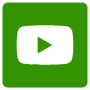Youtube Logo Green Square free icon for commercial use