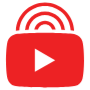 Youtube Logo Live Stream Red free icon for commercial use