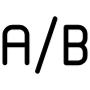 Ab Testing Black Outline free icon for commercial use