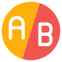 Ab Testing Compare Circle Round free icon for commercial use
