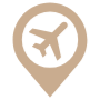 Airport Location Beige Placeholder icon