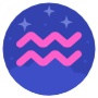 Aquarius Sign Zodiac Astrology free icon for commercial use