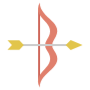 Arrow And Bow Archery Weapon free icon for commercial use