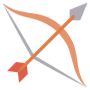 Arrow And Bow free icon for commercial use