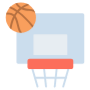 Basketball Ball And Hoop icon