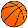 Basketball Ball Orange Gradient free icon for commercial use