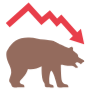 Bear Market free icon for commercial use