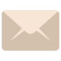 Beige Email Message free icon for commercial use