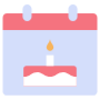 Birthday Calendar Date free icon for commercial use