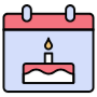 Birthday Calendar free icon for commercial use