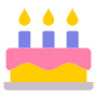 Birthday Party Cake Candles icon