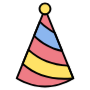 Birthday Party Hat free icon for commercial use