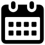 Black Calendar free icon for commercial use