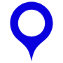Blue Pin For Map free icon for commercial use