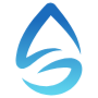 Blue Water Drop Aesthetic Outline free icon for commercial use