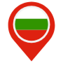 Bulgaria Location Flag Pin icon