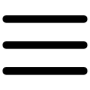 Burger Menu Black Lines free icon for commercial use