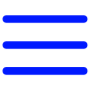 Burger Menu Blue Lines free icon for commercial use