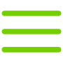 Burger Menu Light Green Lines free icon for commercial use