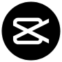 Capcut Rounded Circle Black free icon for commercial use