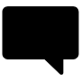Comment Box Black icon