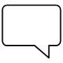 Comment Chat Box Black Outline free icon for commercial use