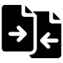 Compare Files Data Black Documents free icon for commercial use