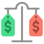 Compare Price Tags free icon for commercial use