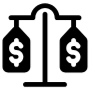 Compare Prices Auction Black free icon for commercial use