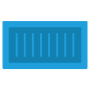 Container Cargo Blue free icon for commercial use