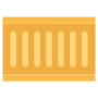 Container Logistics Yellow free icon for commercial use